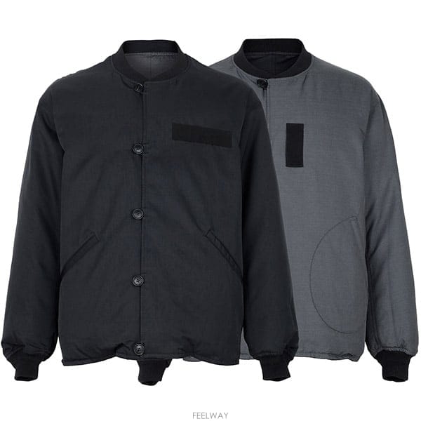 비즈빔 26SS 블랙 코프스 리버시블 울 구스 다운 자켓 CORPS 0126105013008 BLACK