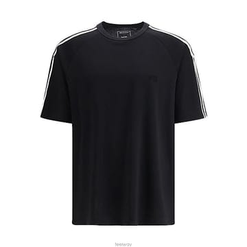 Y-3 스트라이프 반팔 티셔츠