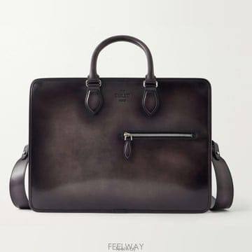 26 FW 벨루티 브라운 2 Jours Neo 주르 네오 베네치아 레더 브리프케이스