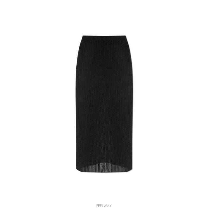 26 FW 메종 마르지엘라 리브 니트 미디 스커트 900F S51ME0059M13237