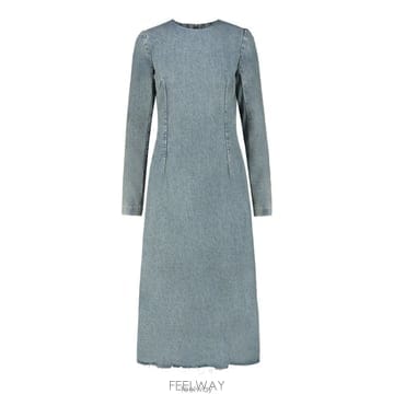 26 FW 메종 마르지엘라 데님 미디 드레스 962 S29DD0052M30066