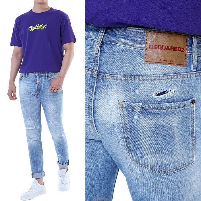Dsquared2 ������� ũ����Ʈ �ΰ���ġ ���� �𽺵��� ��û ������ (�׵���) 71LB1733 D30038������� ũ����Ʈ �ΰ���ġ ���� �𽺵��� ��û ������