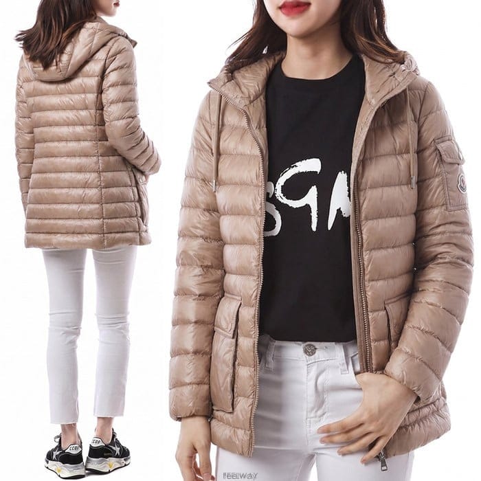 Moncler ��Ŭ���� JASMIN �ΰ� ��ġ �����ٿ� �е� ���� (������) 1A00029 597YG 212��Ŭ���� JASMIN �ΰ� ��ġ �����ٿ� �е� ���� (������) 