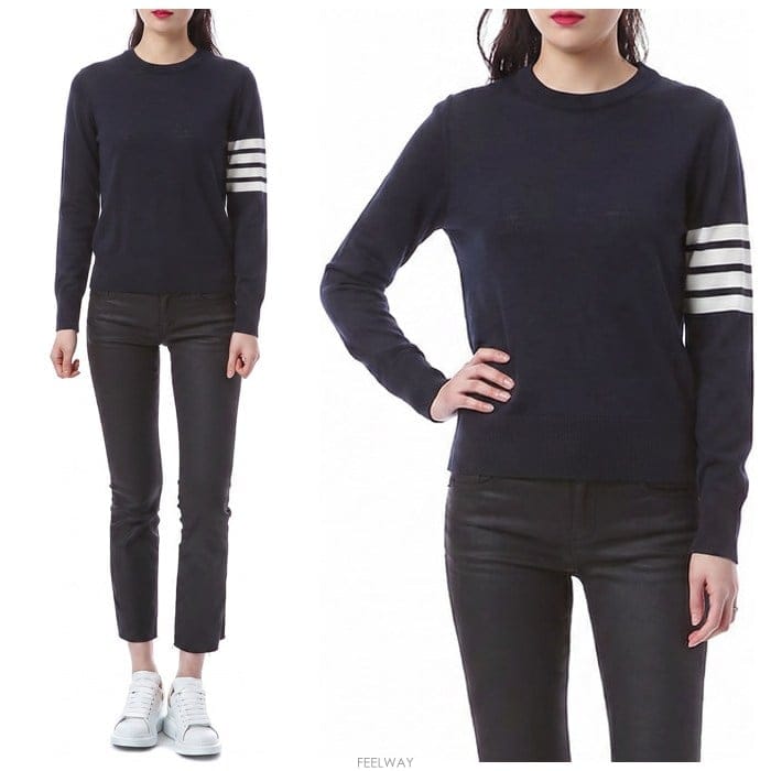 Thom Browne ����� �Ｑ��+4�� ��Ʈ������ �� ������Ʈ (���̺�) FKA280A Y1014 415����� �Ｑ��+4�� ��Ʈ������ �� ������Ʈ (���̺�) FK