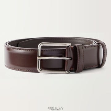 26 FW 로로피아나 32mm Monterey 몽트레이 버클 패스닝 레더 벨트