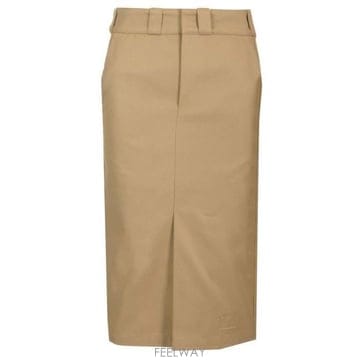26 FW 메종 마르지엘라 스케이터 치노 미디 스커트 114 S51ME0028S54042