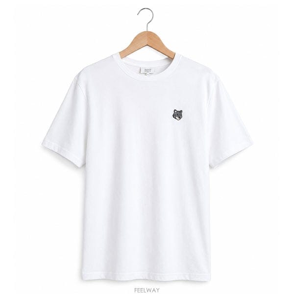 Maison Kitsune ���� Ű���� ���� ��� �ΰ� ��ư Ƽ���� ȭ��Ʈ PM00108KJ7025-P100���� Ű���� ���� ��� �ΰ� ��ư Ƽ���� ȭ��Ʈ PM00108K