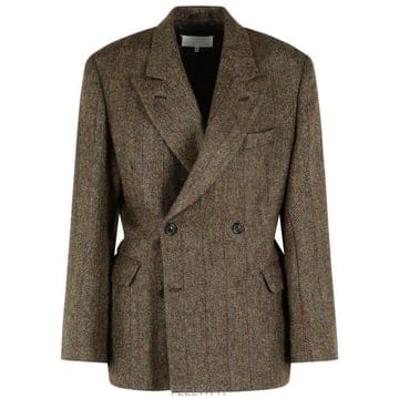 26 FW 메종 마르지엘라 헤링본 블레이저 001F S29BN0413M35607