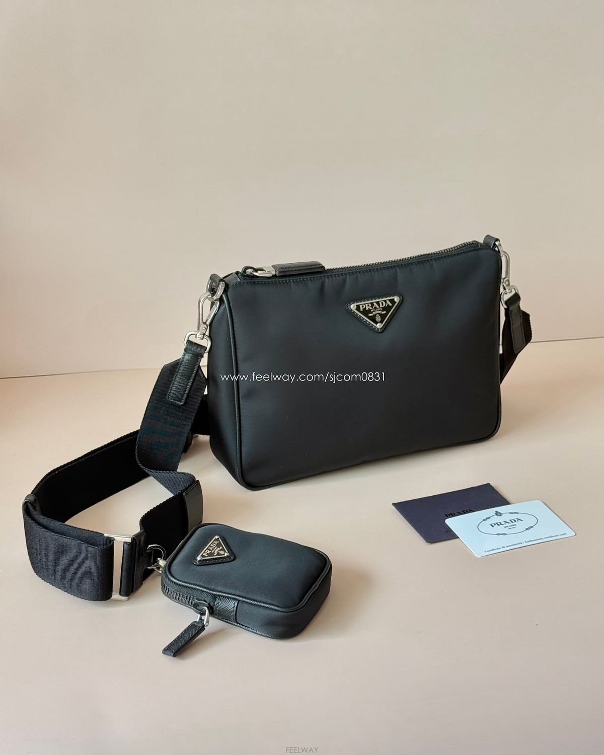 PRADA ����� �����Ϸ� �� ���ǾƳ뷹�� ����� ũ�ν��� (2VH113)����� �����Ϸ� �� ���ǾƳ뷹�� ����� ũ�ν��� (2VH11