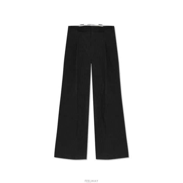 26 FW 메종 마르지엘라 플리츠 팬츠 블랙 900 S51KA0601M35289