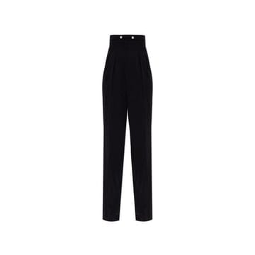 26 FW 메종 마르지엘라 스트레이트 레그 팬츠 블랙 900 S51KA0611S78389