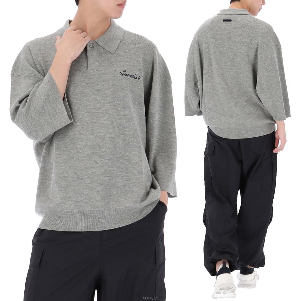 Fear of God ������ 26SS �Ǿ���갫 ������ �ñ״�ó 3/4 ���� ��Ʈ 192SP266962F CONCRETEHEATH������ 26SS �Ǿ���갫 ������ �ñ״�ó 3/4 ���� ��Ʈ 1
