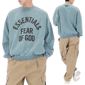 구템즈 26SS 피어오브갓 에센셜 캠퍼스 90s 스웨트셔츠 192SP266593F FADEDCOASTAL