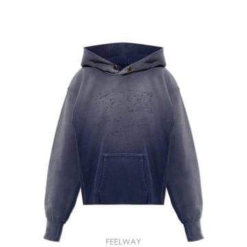 26 FW 메종 마르지엘라 프린트 디테일 드로스트링 후드티 478 S51GU0142S25520
