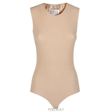 26 FW 메종 마르지엘라 슬리브리스 라운드넥 바디수트 121 S51NA0065S20518