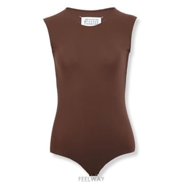 26 FW 메종 마르지엘라 슬리브리스 라운드넥 바디수트 139 S51NA0065S20518