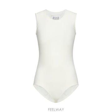 26 FW 메종 마르지엘라 슬리브리스 라운드넥 바디수트 102 S51NA0065S20518