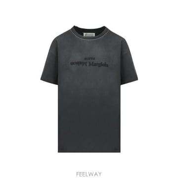 26 FW 메종 마르지엘라 리버스 로고 디테일 크루넥 티셔츠 970 S51GC0526S20079