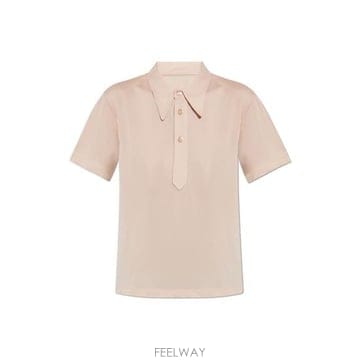 26 FW 메종 마르지엘라 숏슬리브 버튼 폴로 셔츠 217 S51GL0062M20134