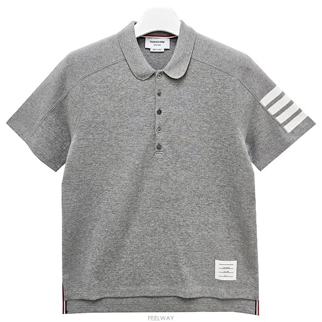 Thom Browne �����丮 26FW ����� �缱 ���� 4�� ��ư ���� ���� ����Ƽ MJP192A 07323 055�����丮 26FW ����� �缱 ���� 4�� ��ư ���� ���� ��