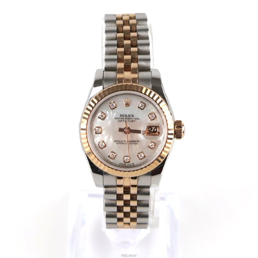 Rolex [�߰���ǰ�ٿ�] �ѷ��� ��������Ʈ �ڰ��� 10p ������ �޺� 26mm 179171[�߰���ǰ�ٿ�] �ѷ��� ��������Ʈ �ڰ��� 10p ������ 