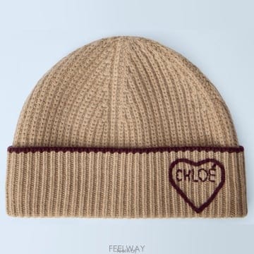 끌로에 Encoeur 하트 로고 비니 블리쉬