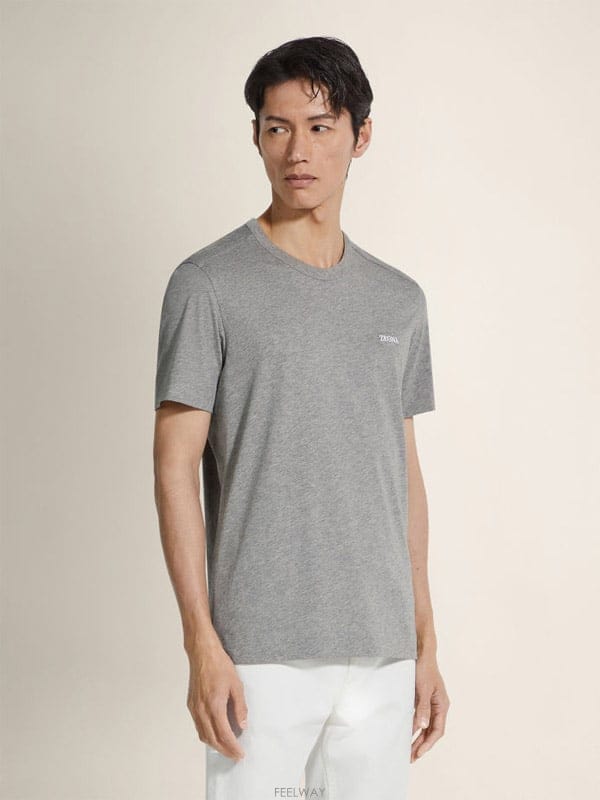 Zegna ���� 25SS �׷��� ����� ��ư Ƽ�������� 25SS �׷��� ����� ��ư Ƽ����