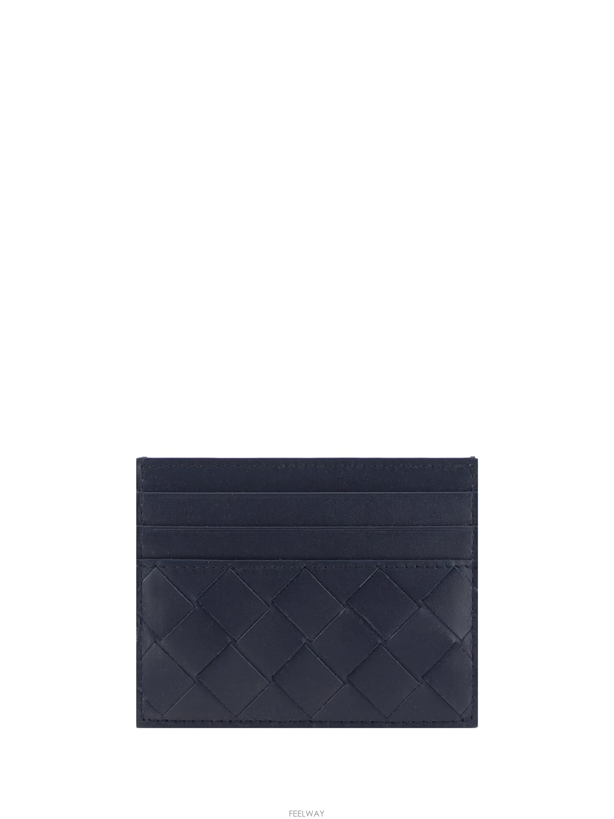 Bottega Veneta 인트레치아토 레더 카드홀더
