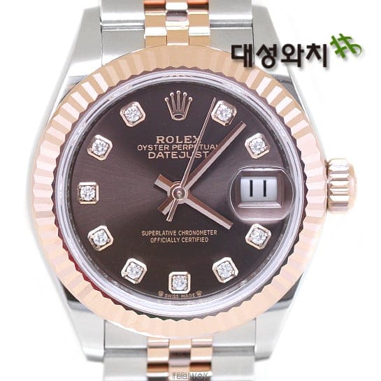 롤렉스 레이디데이저스트 로즈골드콤비 28mm