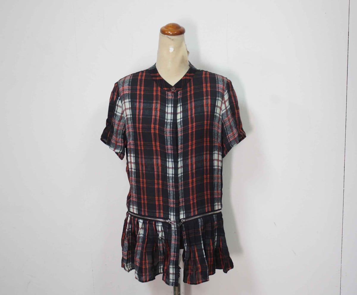 Alexander Mcqueen ��ȫ����/N-10672/�˷�������� ��ǰ ������ ��ũ üũ ���� 38��ȫ����/N-10672/�˷�������� ��ǰ ������ ��ũ üũ ��