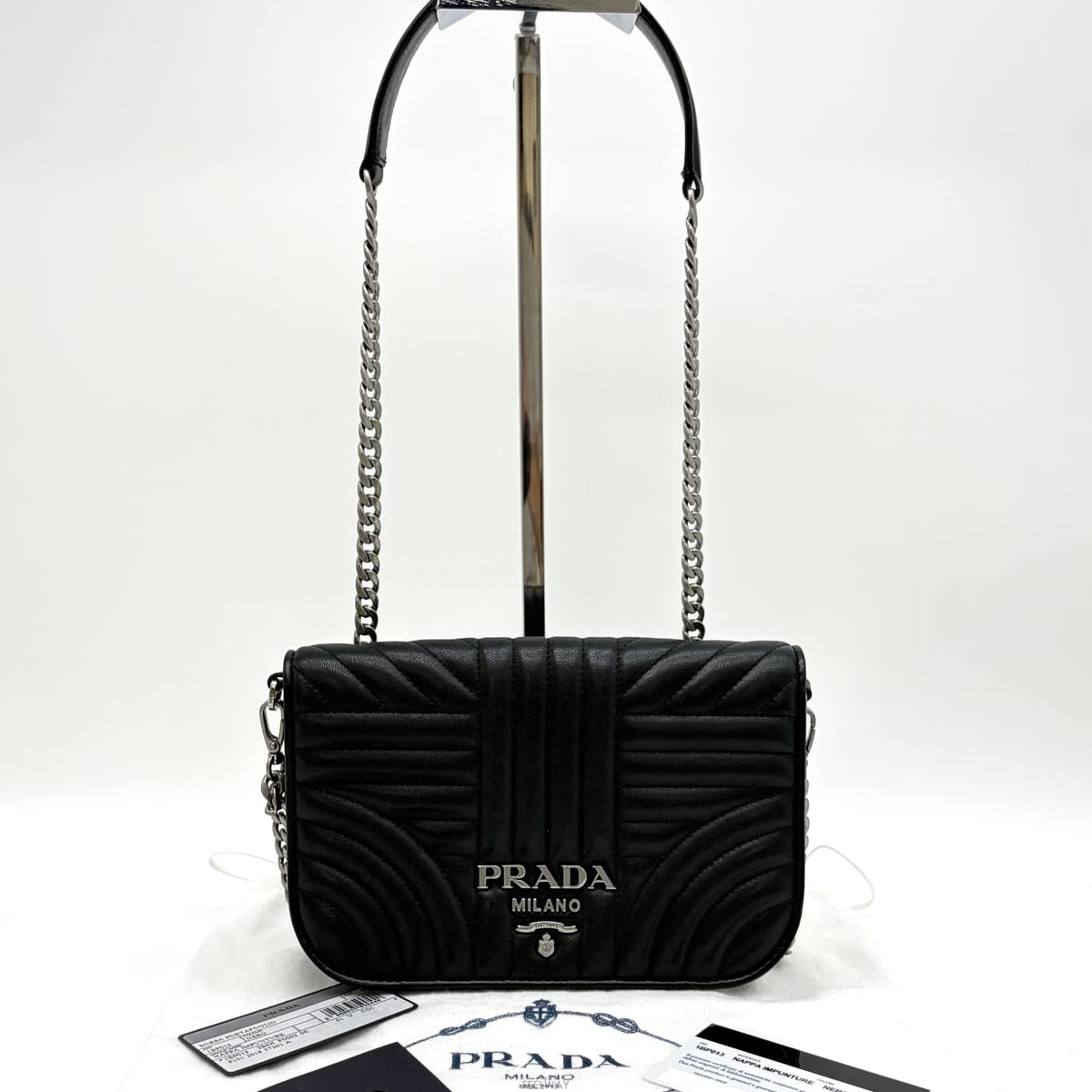 PRADA ����� ���̾�׷� ü�� ũ�ν��� ���� (1BP013)����� ���̾�׷� ü�� ũ�ν��� ���� (1BP013)