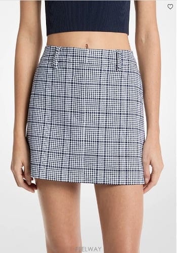 Michael Kors ����Ŭ �ھ  Plaid Stretch Crepe Trouser �̴� ��ĿƮ����Ŭ �ھ  Plaid Stretch Crepe Trouser �̴� ��ĿƮ