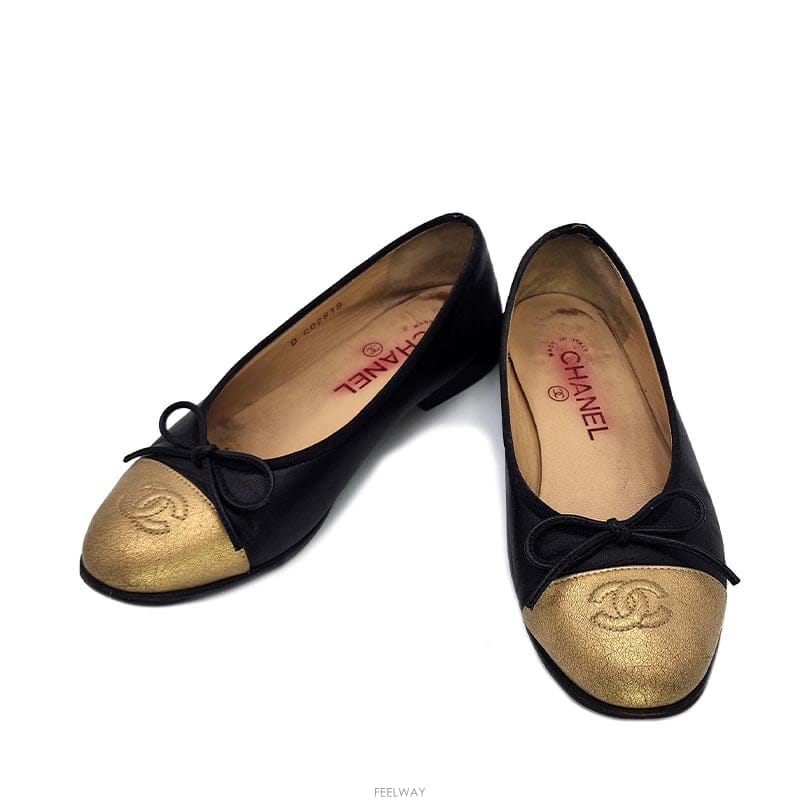 CHANEL CC 발레리나 플랫 슈즈