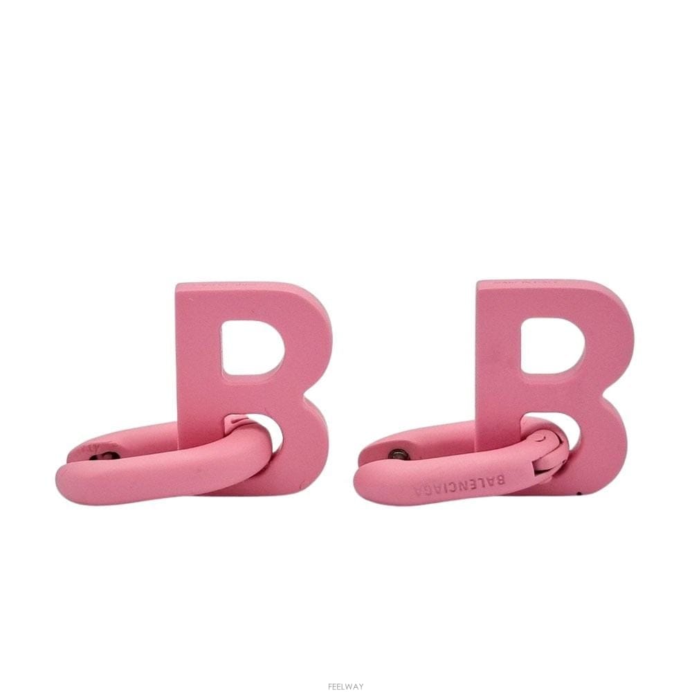 발렌시아가 B 체인 귀걸이 XS