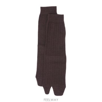 26 FW 메종 마르지엘라 타비 토 양말 브라운 144 S51TL0052S17867