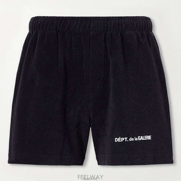 갤러리 디파트먼트 주마 스트레이트 로고 프린트 오가닉 코튼 저지 쇼츠