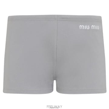 미우미우 로고 반바지