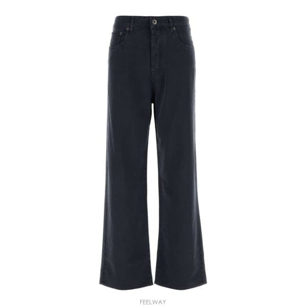 26 FW 미우미우 로고 엠브로이더드 데님 진 F0170 GWP394S23217AE