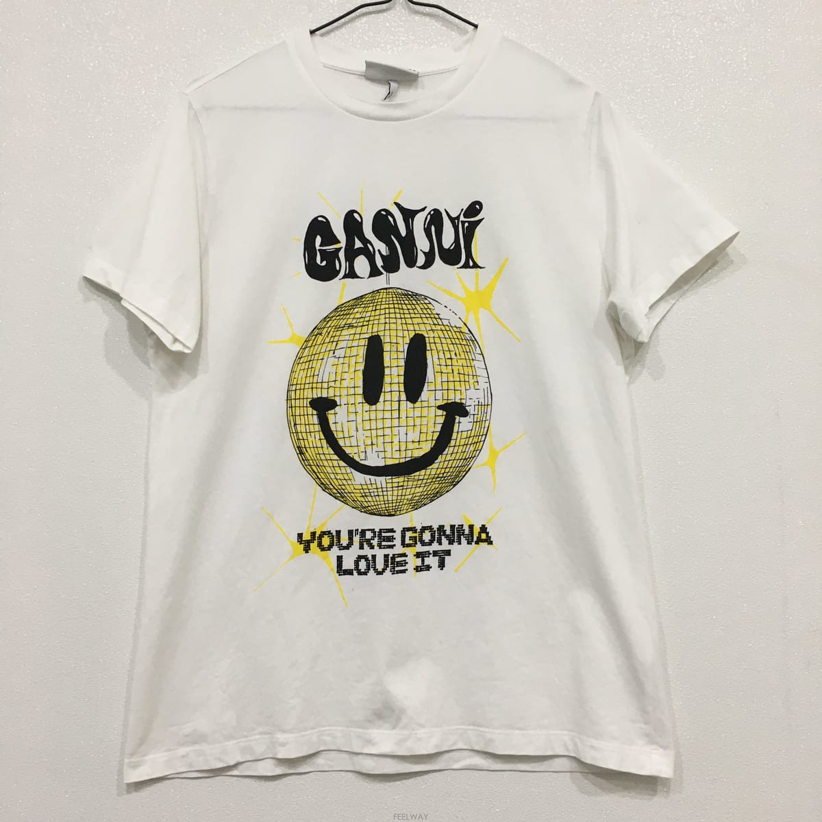 GANNI 가니 스마일 반팔 티셔츠 S