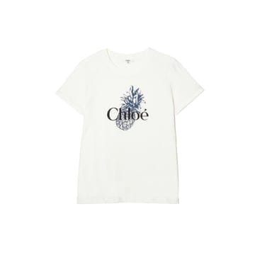 키즈 여성 파인애플 티셔츠 오프화이트 C20855 117
