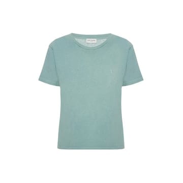 15주년 자수 티셔츠 그린 639985 YB2XE 3705