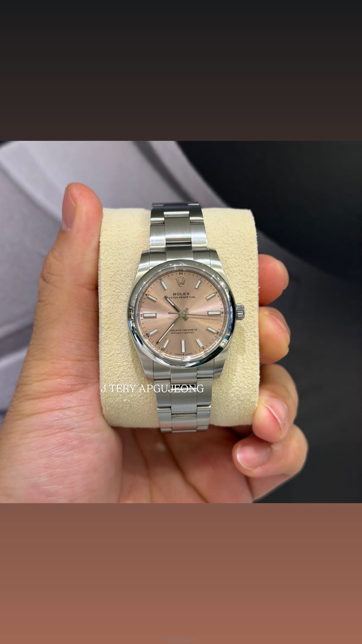 Rolex [�����׸�] �η��� OP ���̽��� ������� 34 ��ũ 124200 22��4�� Ǯ�� �ѷ��� �����ð�[�����׸�] �η��� OP ���̽��� ������� 34 ��ũ 124200 