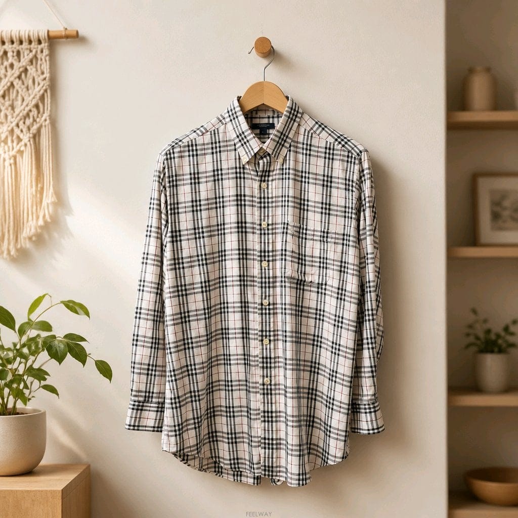 Burberry Burberry  ������ Ŭ���� ���üũ ��ư�ٿ� ���� L������Burberry  ������ Ŭ���� ���üũ ��ư�ٿ� ���� L������