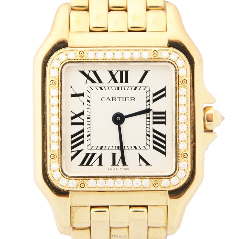 Cartier [��������] Cartier ��쿡 �Ҵ� ���̾Ƽ��� ���ΰ��18K �̵� ���� �ð� Ǯ��[��������] Cartier ��쿡 �Ҵ� ���̾Ƽ��� ���ΰ��18