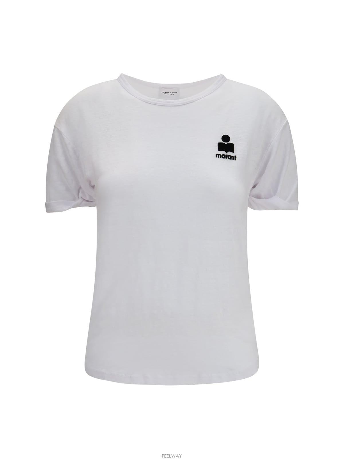 [B1] 이자벨 마랑 에뚜왈 TS0315FAA1N09E 티셔츠 탑 여성 TS0315FAA1N09E20WH