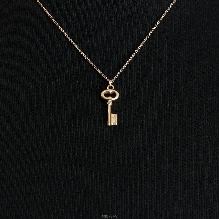 TIFFANY & Co Ƽ�Ĵ� 18K������(��ũ���) ���� �̴� Ű ���Ʈ �����aa64894Ƽ�Ĵ� 18K������(��ũ���) ���� �̴� Ű ���Ʈ ���