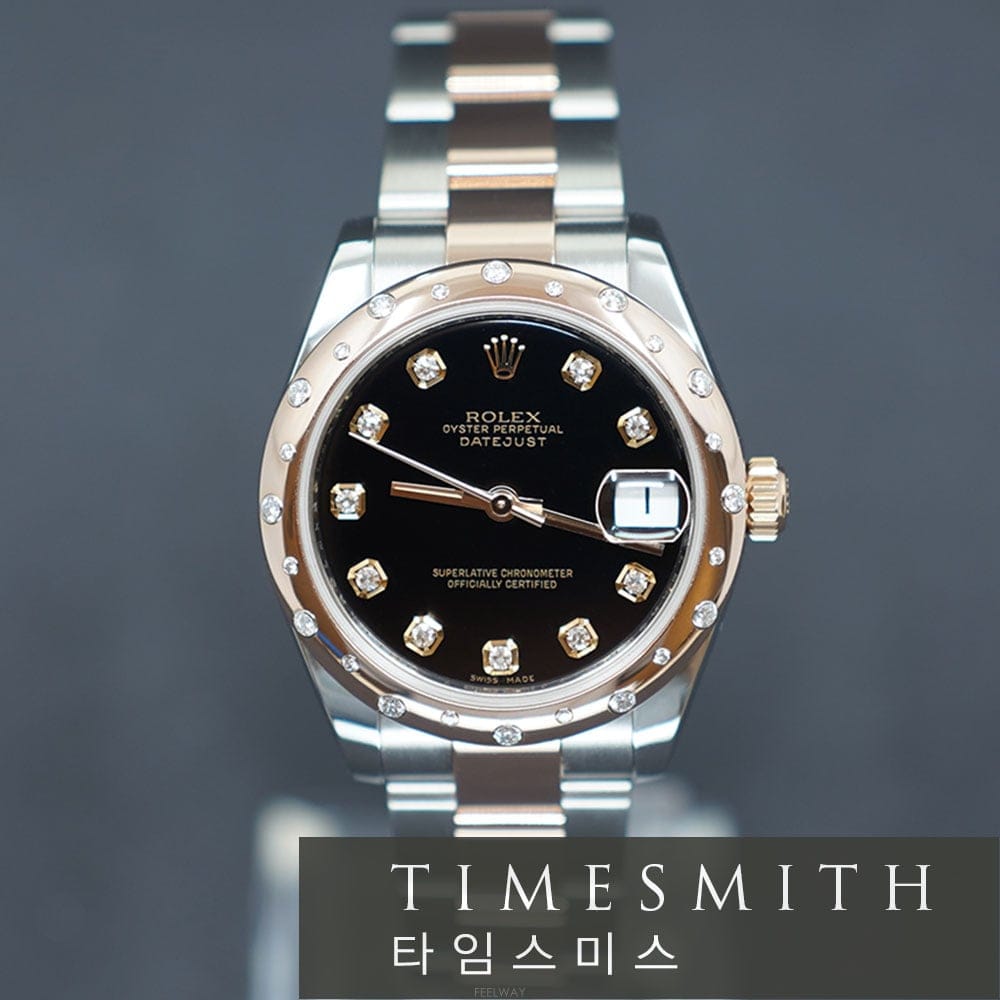 Rolex [Ÿ�ӽ��̽�] �ѷ��� ����Ʈ����Ʈ 31 �����޺� �������̾� 10P ������ 178341G[Ÿ�ӽ��̽�] �ѷ��� ����Ʈ����Ʈ 31 �����޺� ��������