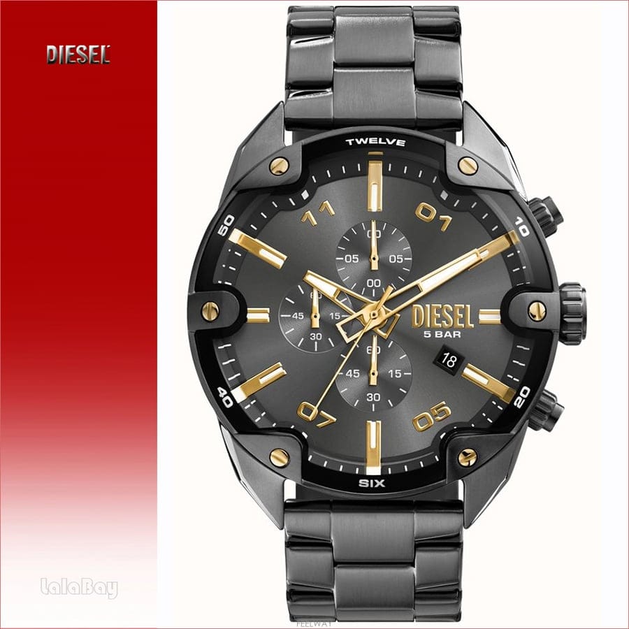 디젤 스파이크 크로노그래프 시계 49mm