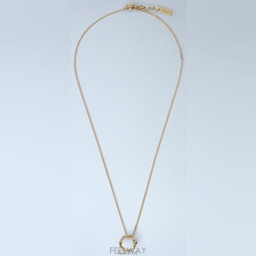 26 FW 생로랑 YSL 모노그램 로고 링 팬던트 네크리스 822754 Y1500 8030