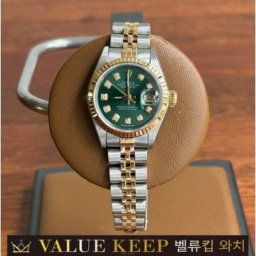 롤렉스 데이트저스트26 69173 올리브그린 다이아몬드10포인트 (러그 옆홀 막힌 신형)